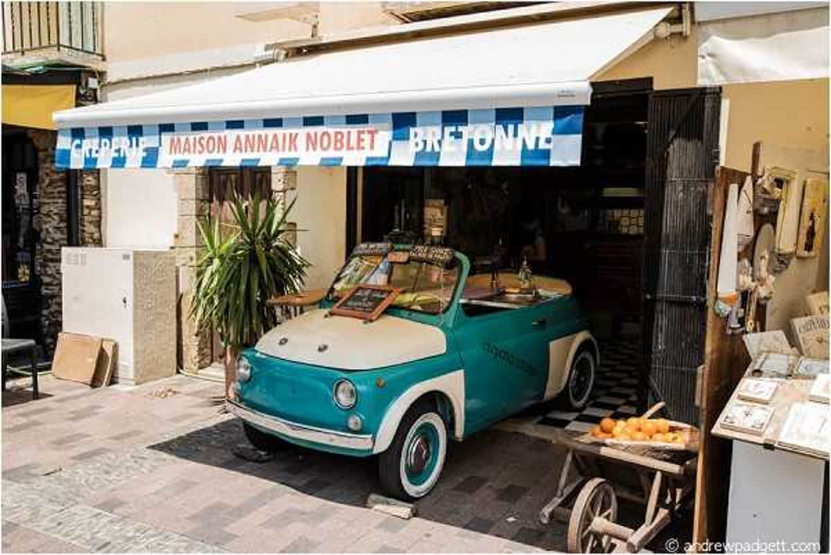 cute mint car in France