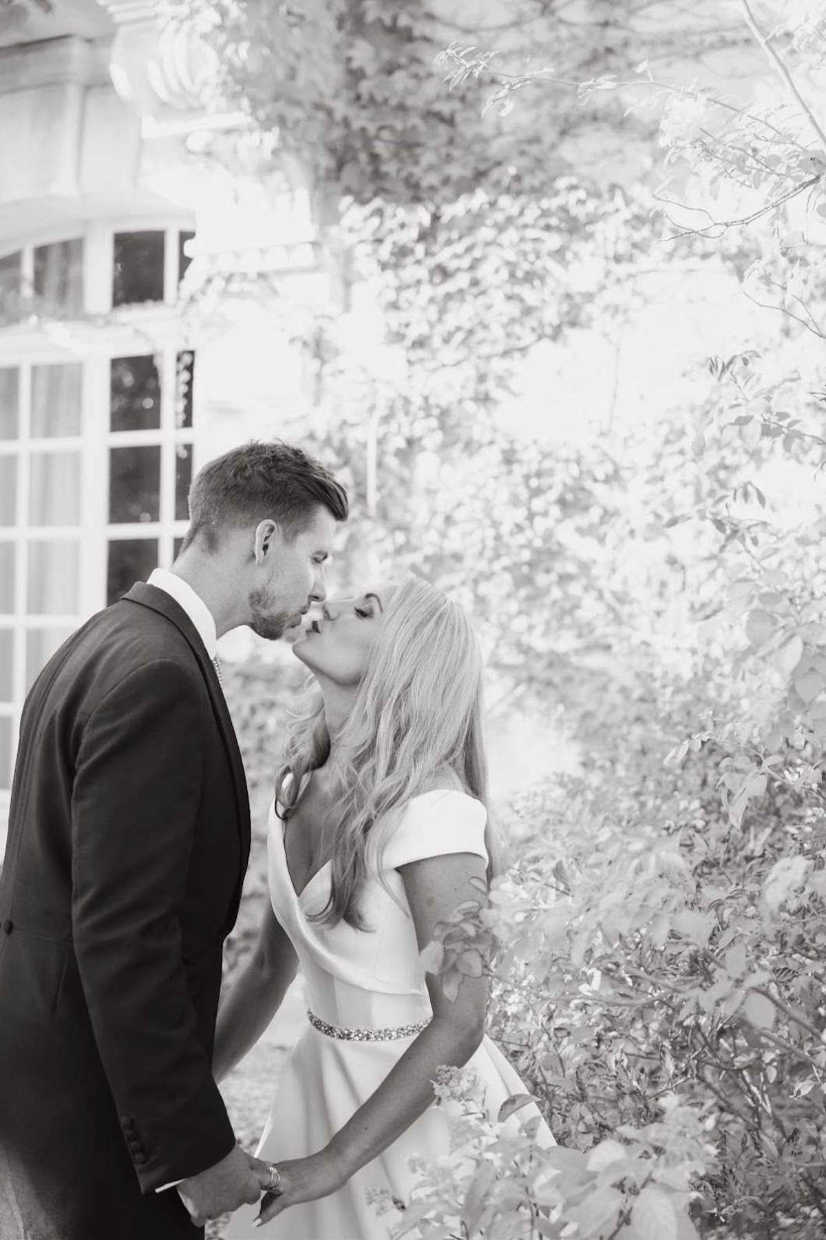 White Florals and Stone Church Vows at Chateau Mas de Montet