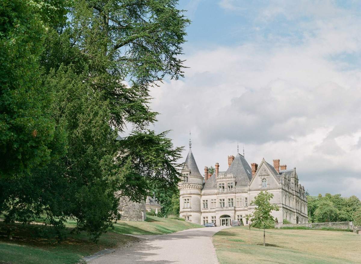 Chateau de la Bourdaisiere Loire Valley wedding venue