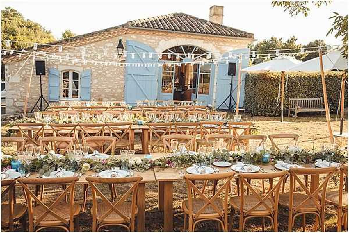 The First Wedding at Hount Dessus Vineyard, Gascony