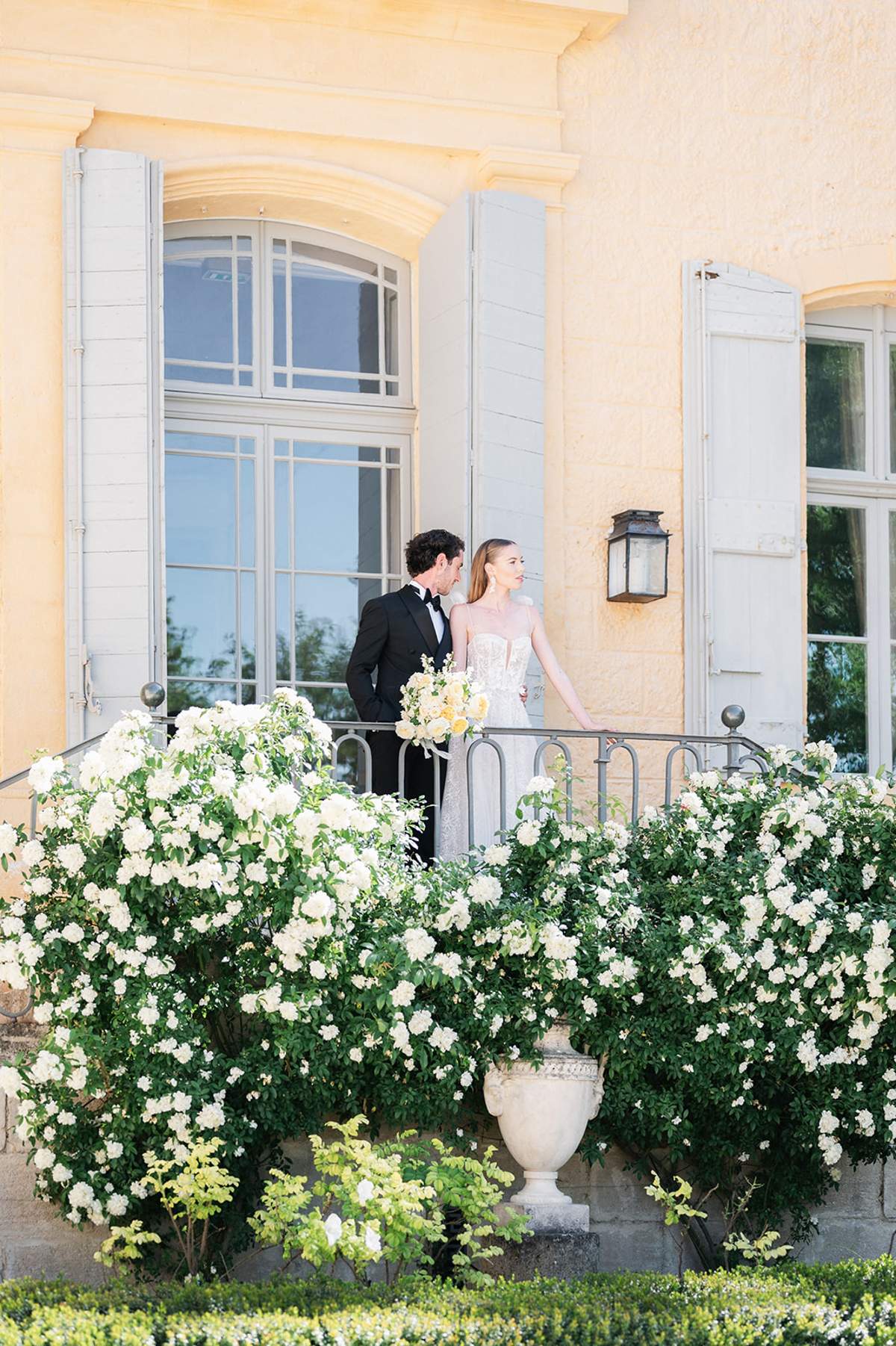 Ivory and Sage at Chateau de Fonscolombe, Provence