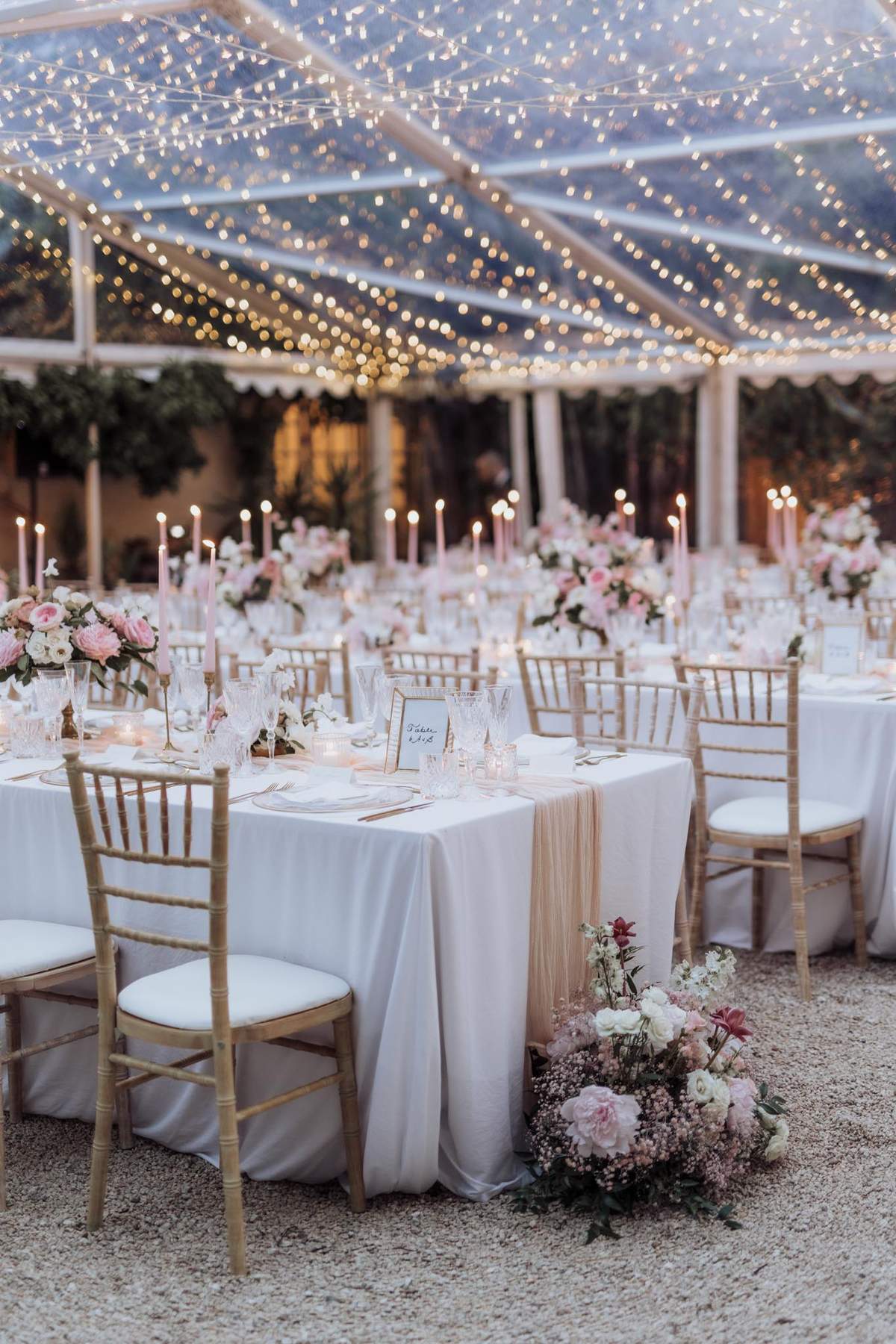 table setting candlelite 