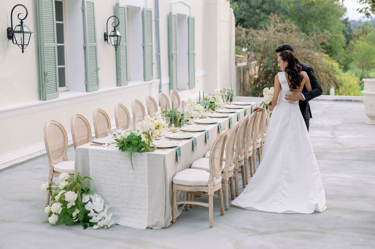 Rosebushes, Ivory, and Victorian Stone at Chateau Pimo, Provence