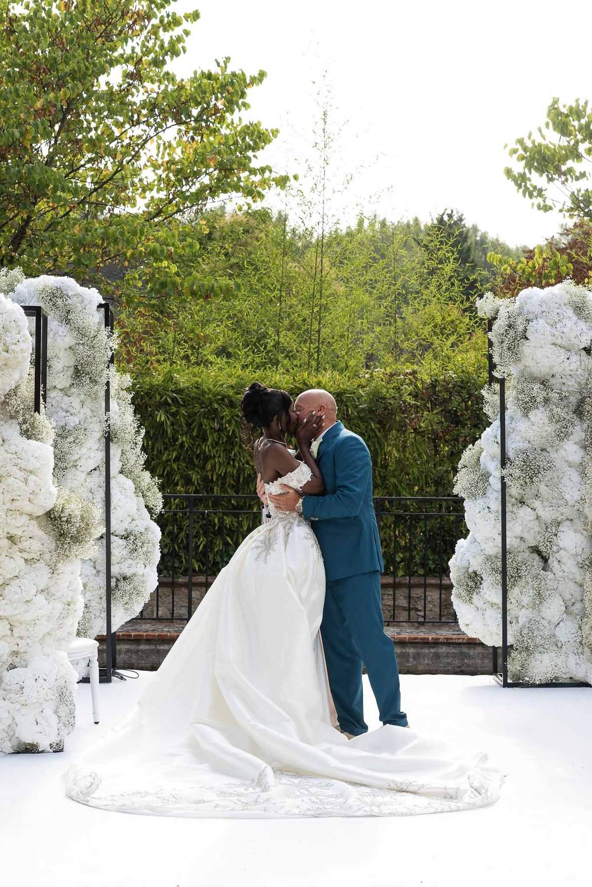 Karen and Hamish's Modern Garden Wedding at Le Park Mougins on the French Riviera