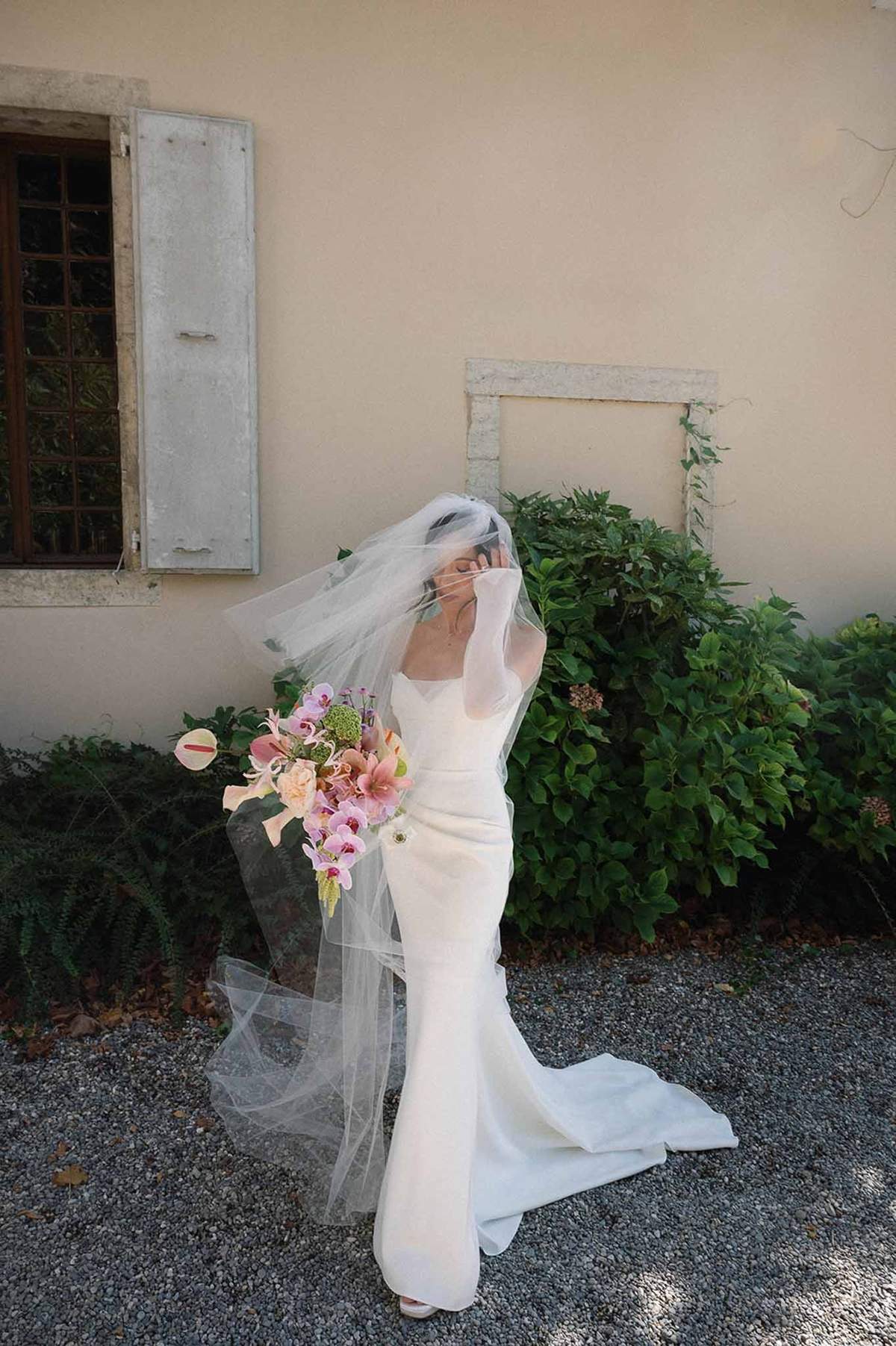 Pink Orchids and Pleached Trees: An Abbaye de Talloires Wedding on Lake Annecy