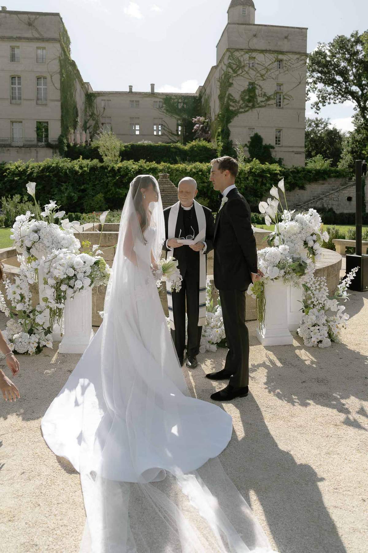 White Florals and Golden Light at Chateau de Pondres, Occitanie