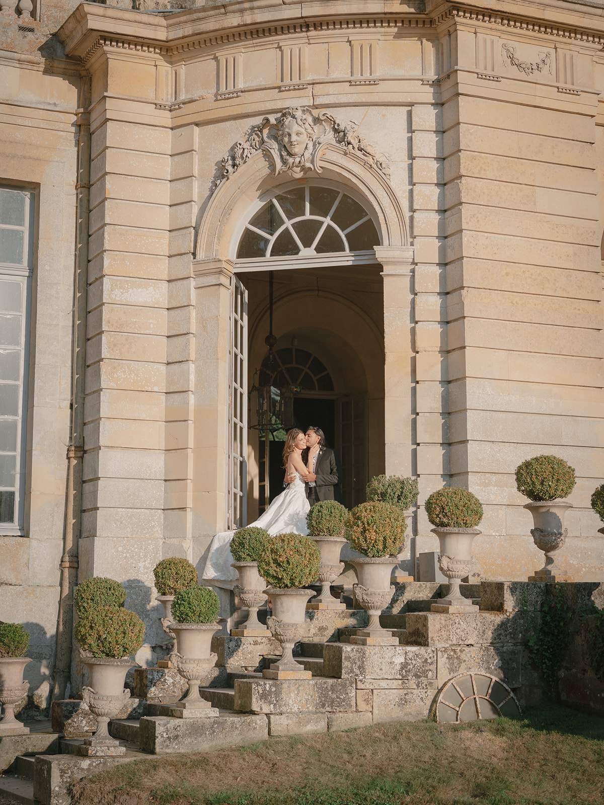 Floral Jacquard and Summer Light at Chateau de Champlatreux, Ile-de-France