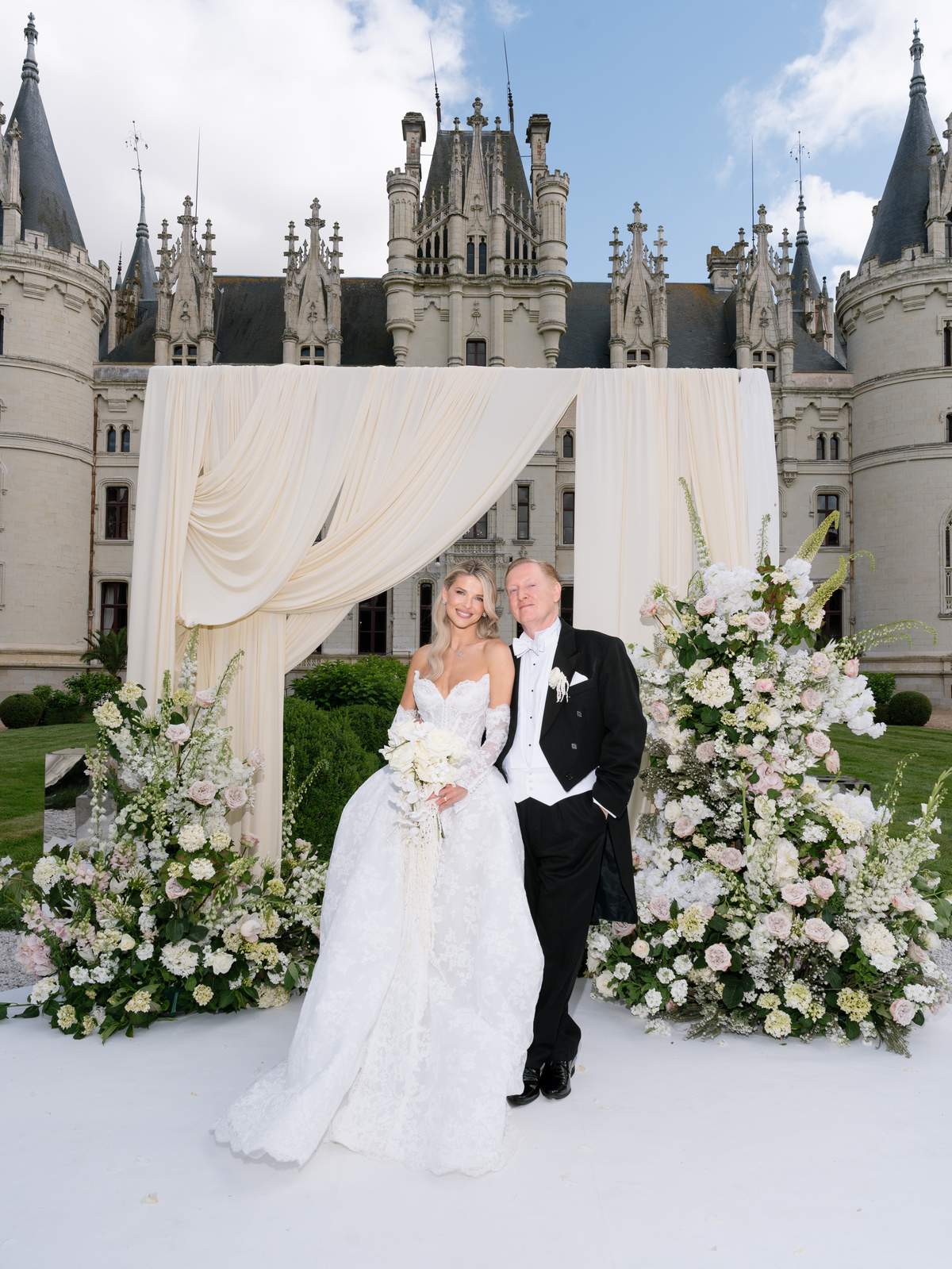 Four Couture Looks and Fireworks at Chateau Challain