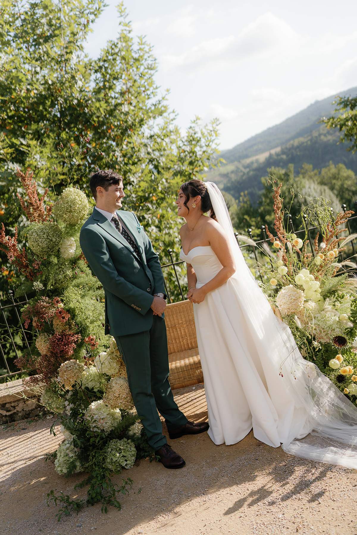A Beaujolais Vineyard Wedding Where the Season Set the Palette