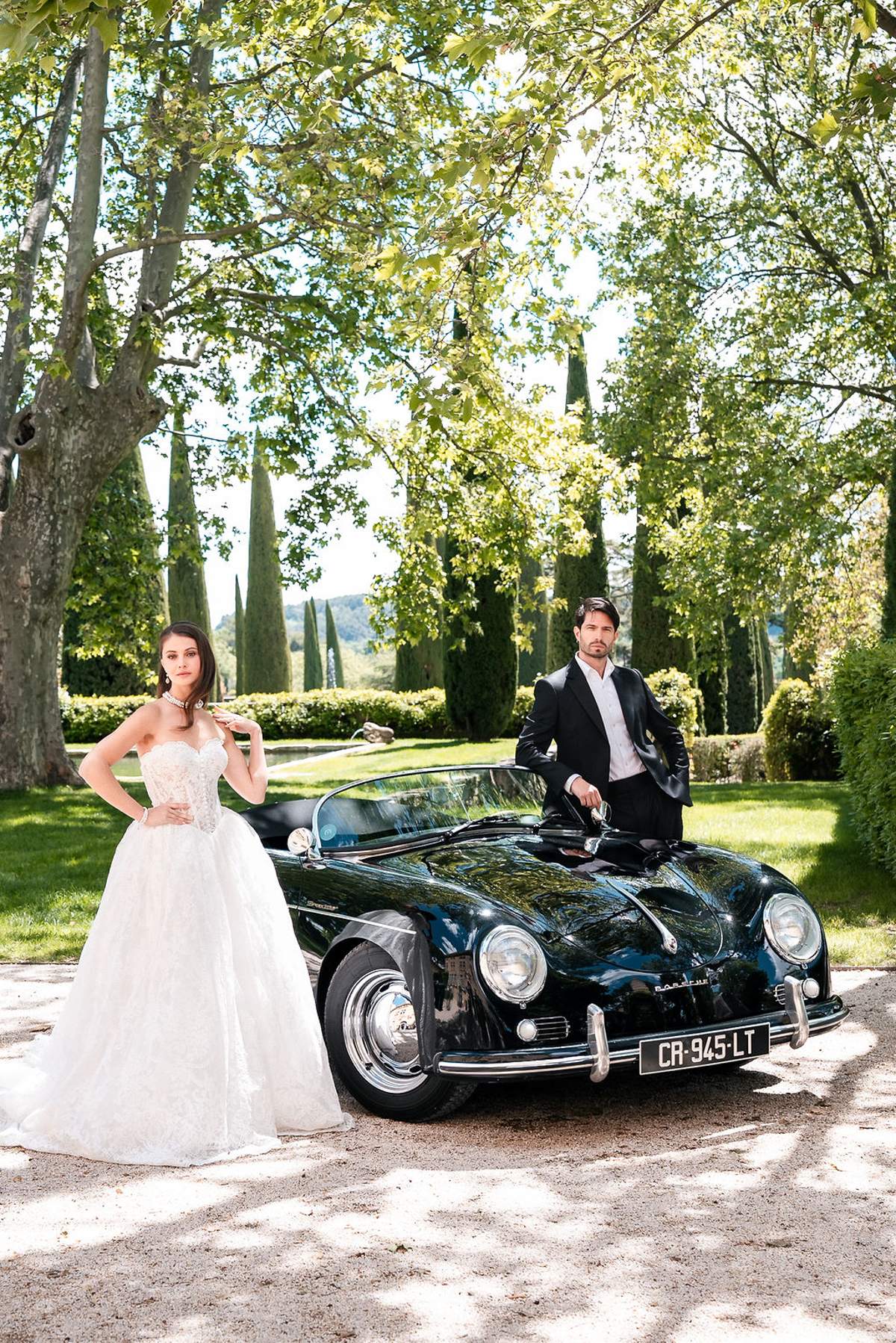 Cypress Trees and Emerald Linen: A Château de Sannes Editorial