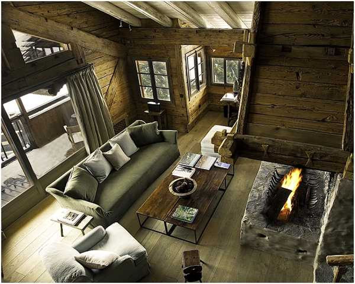 Luxury ski lodge