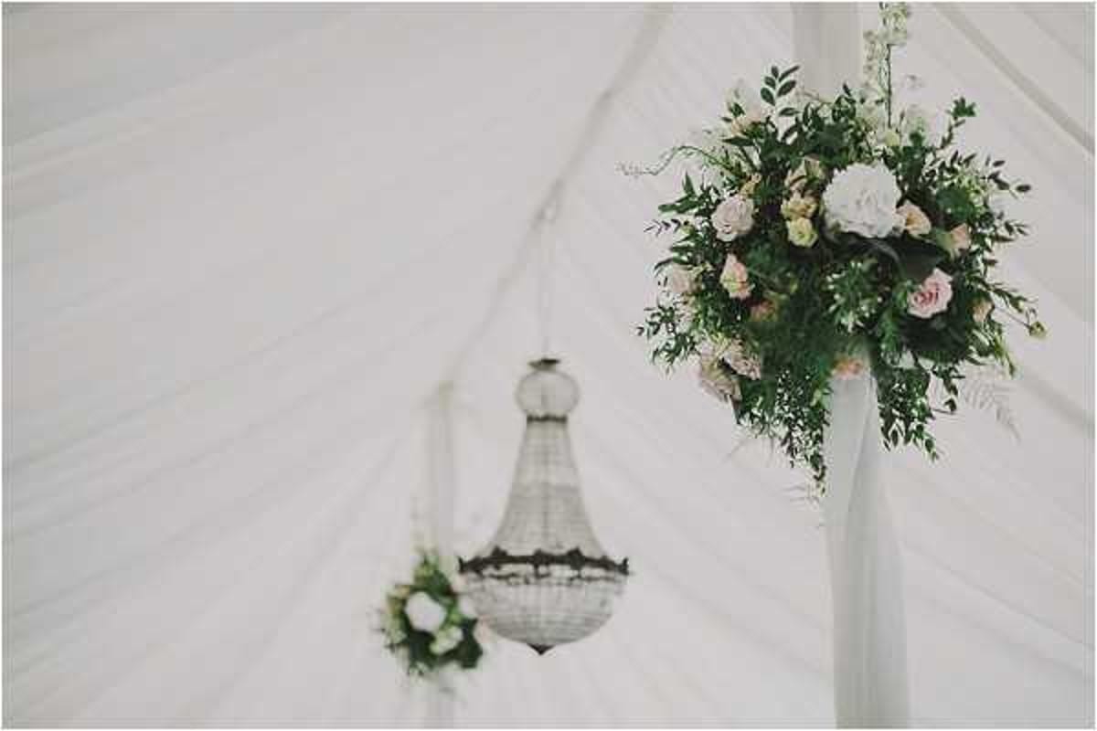 peony hanging wedding decorations