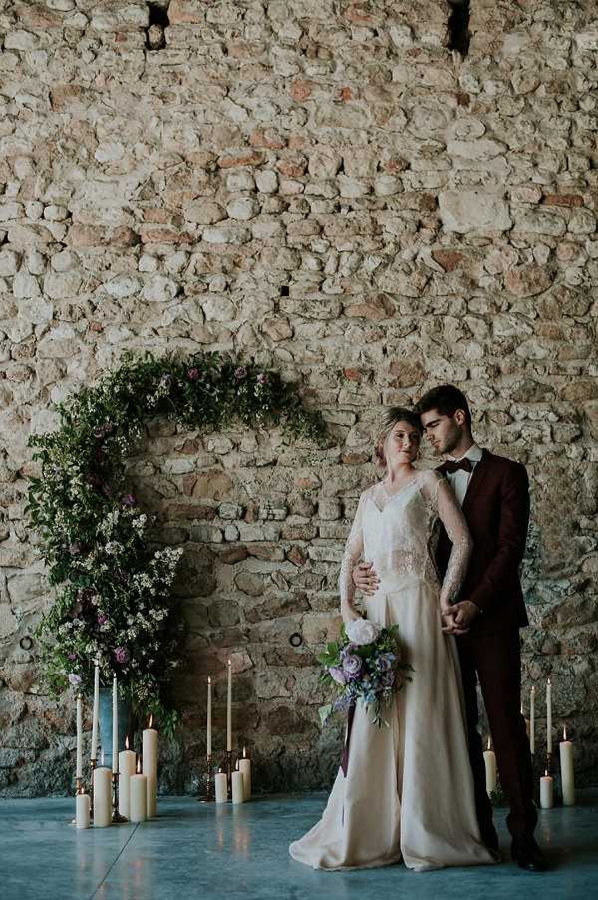 Plum and Nude Romance at Les Domaines de Patras, Provence