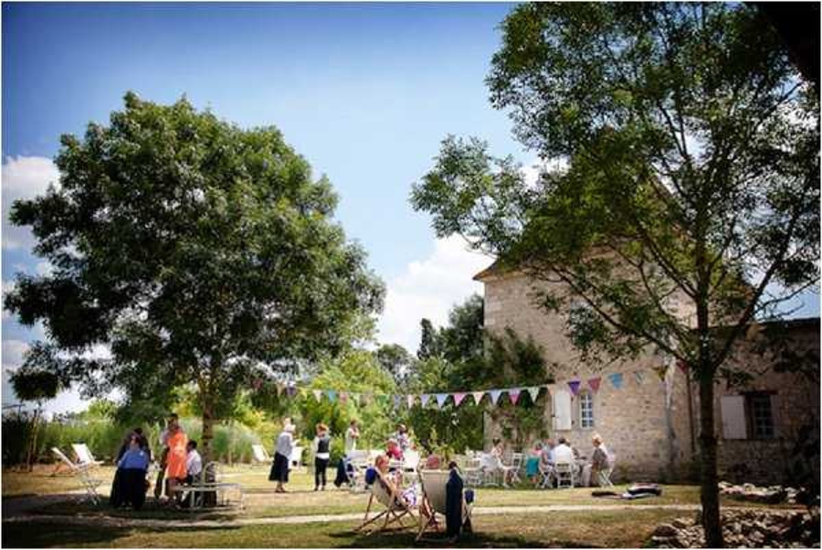 French Country Wedding Chateau Outdoor Lydia Taylor Jones