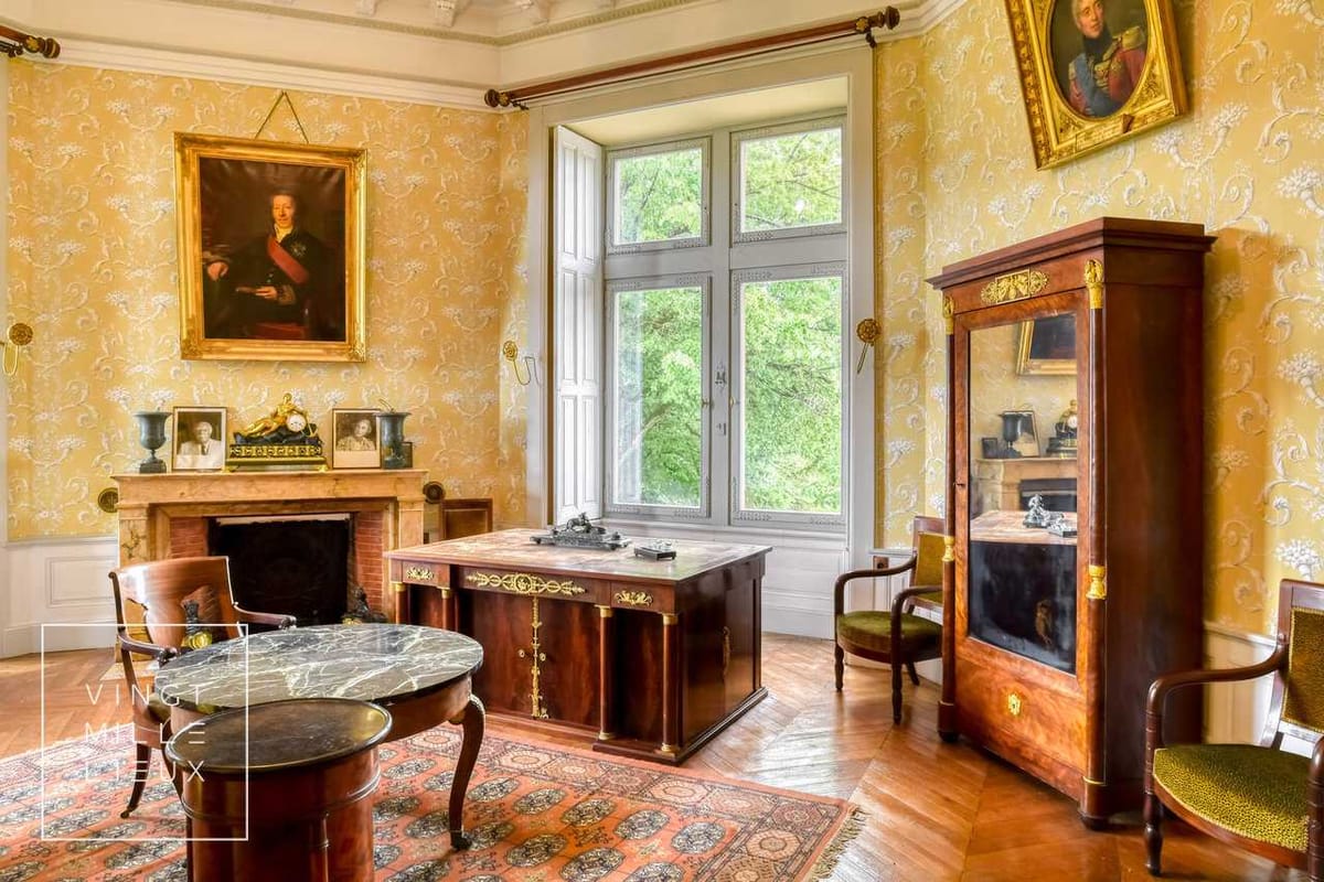 french wedding style Chateau de Bournel