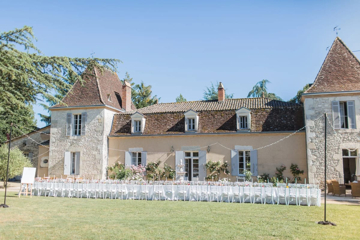 chateau lacanaud dordogne affordable wedding venue