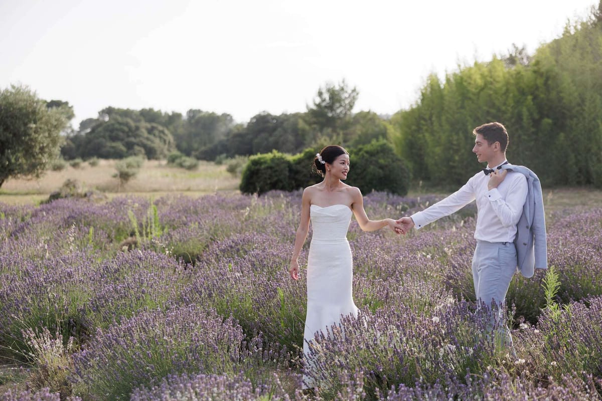 Lavender Fields and Linen at Mas de la Rose, Provence
