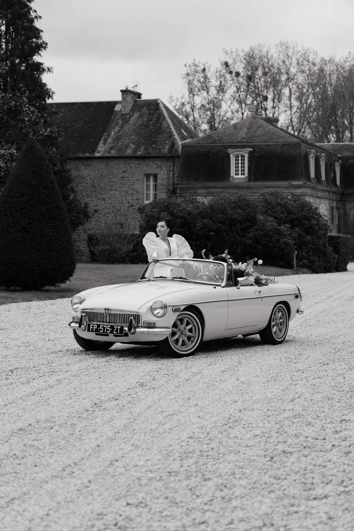 Mont Saint-Michel landmark photographed by Lea Evrevin at a destination wedding