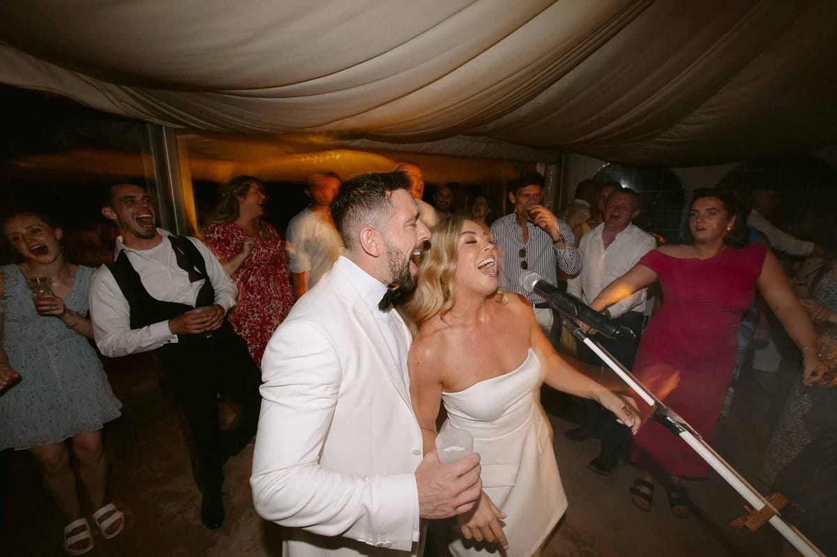 Wedding reception room