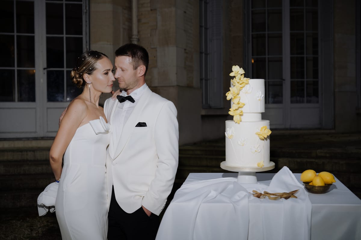 Saffron Silk and Gold Calla Lilies at Chateau de Prunay, Ile-de-France