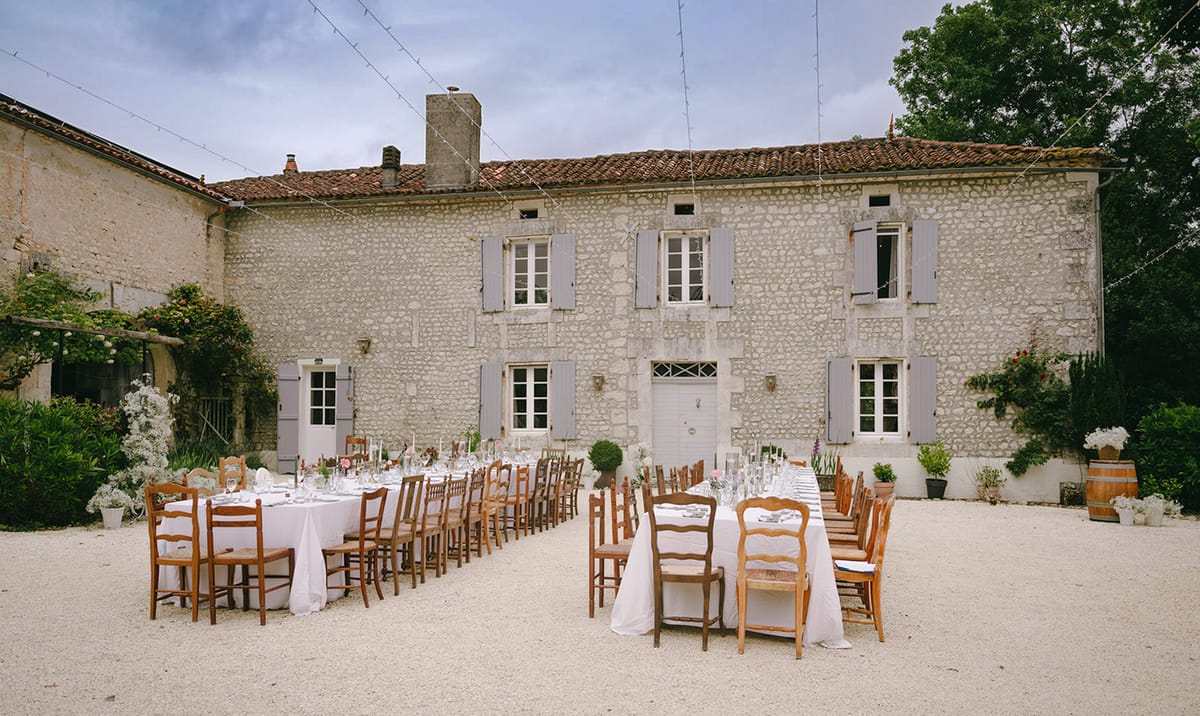 Manoir Beaulieu Charente Dordogne rustic wedding venue