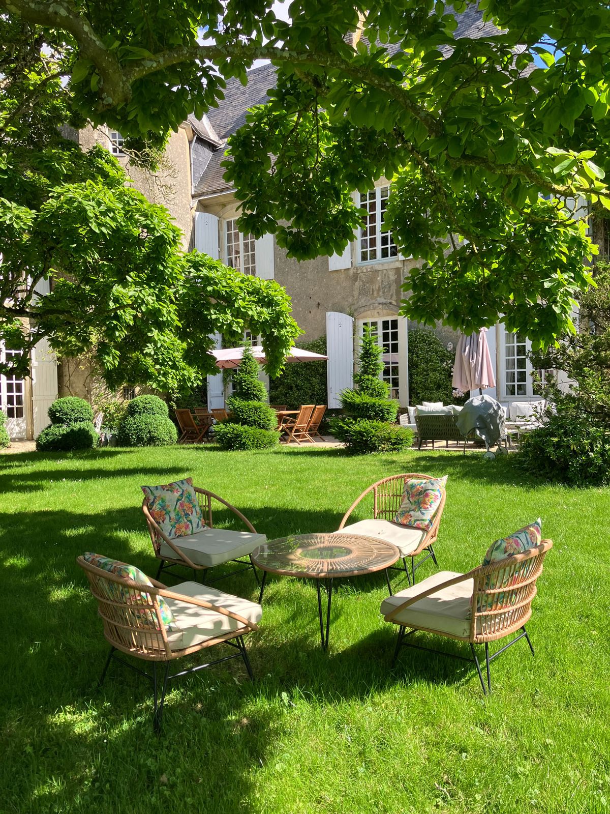 Exterior of in a garden