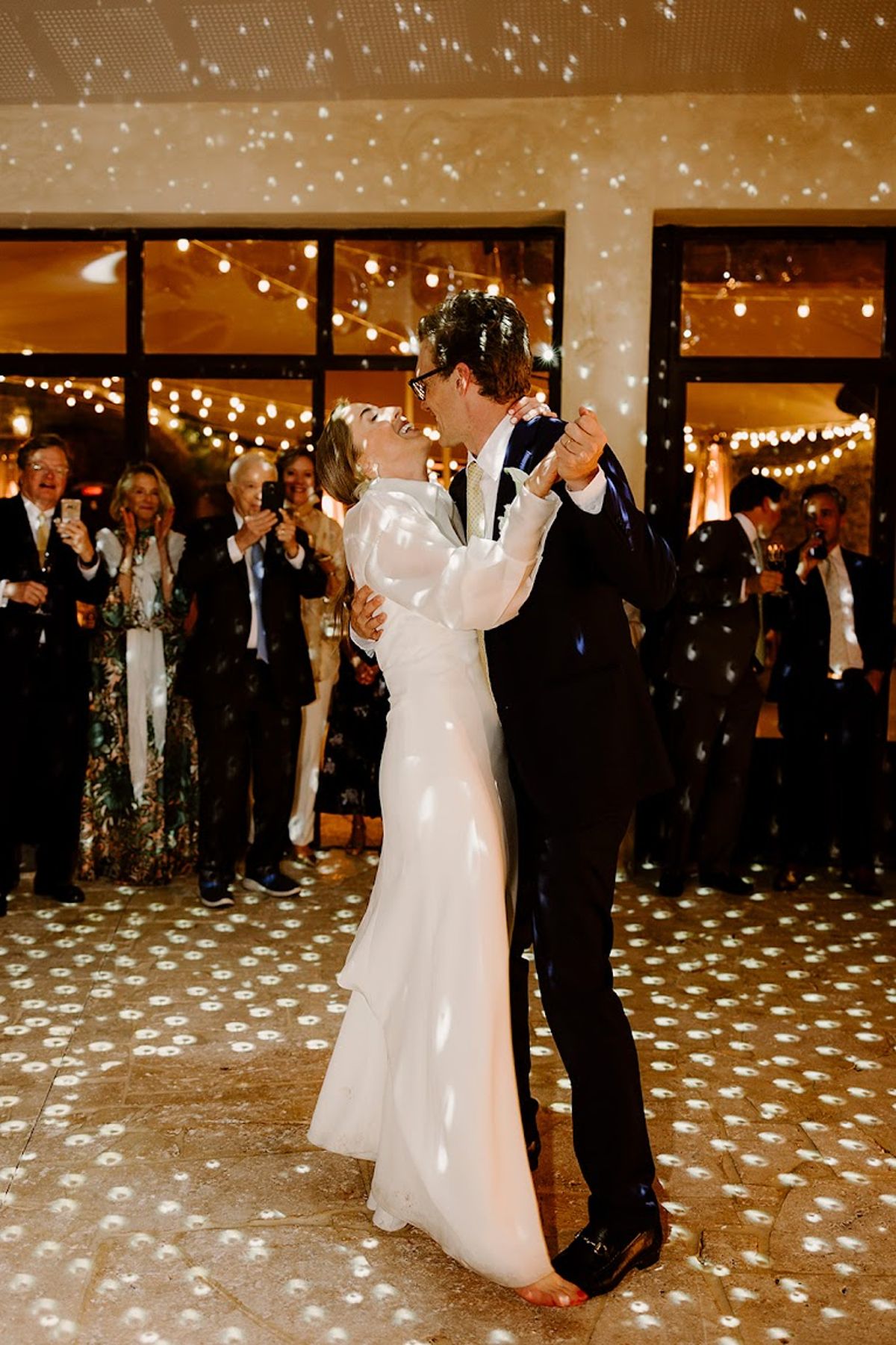 Couple's first dance