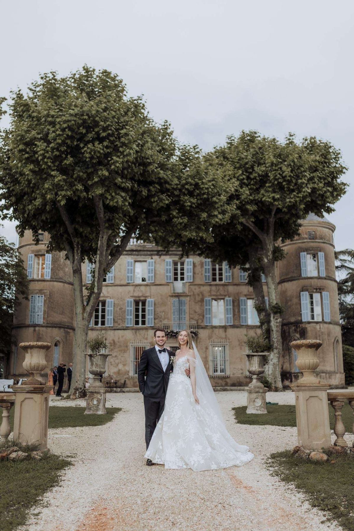 Bride and groom portrait
