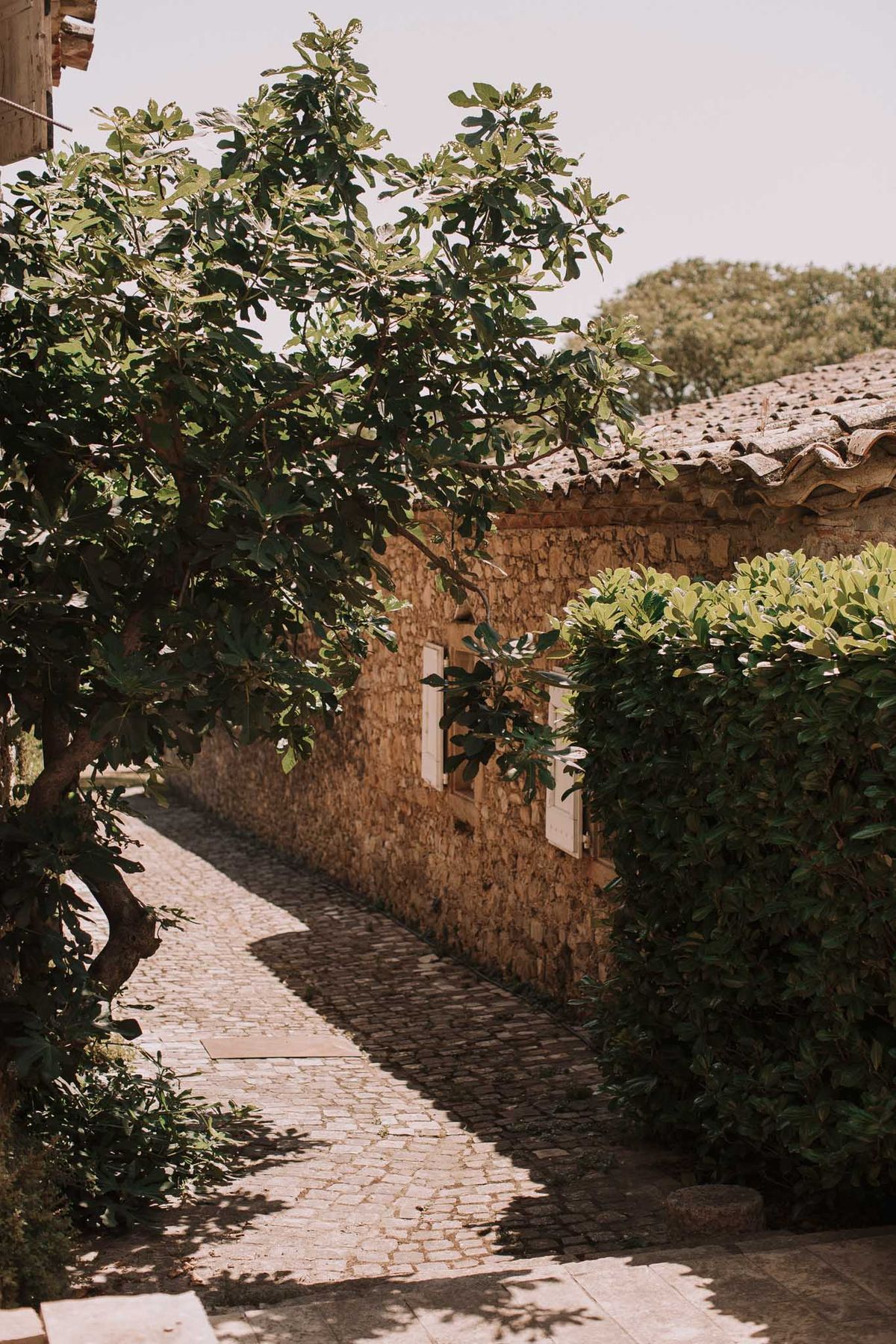 Exterior of in the French countryside
