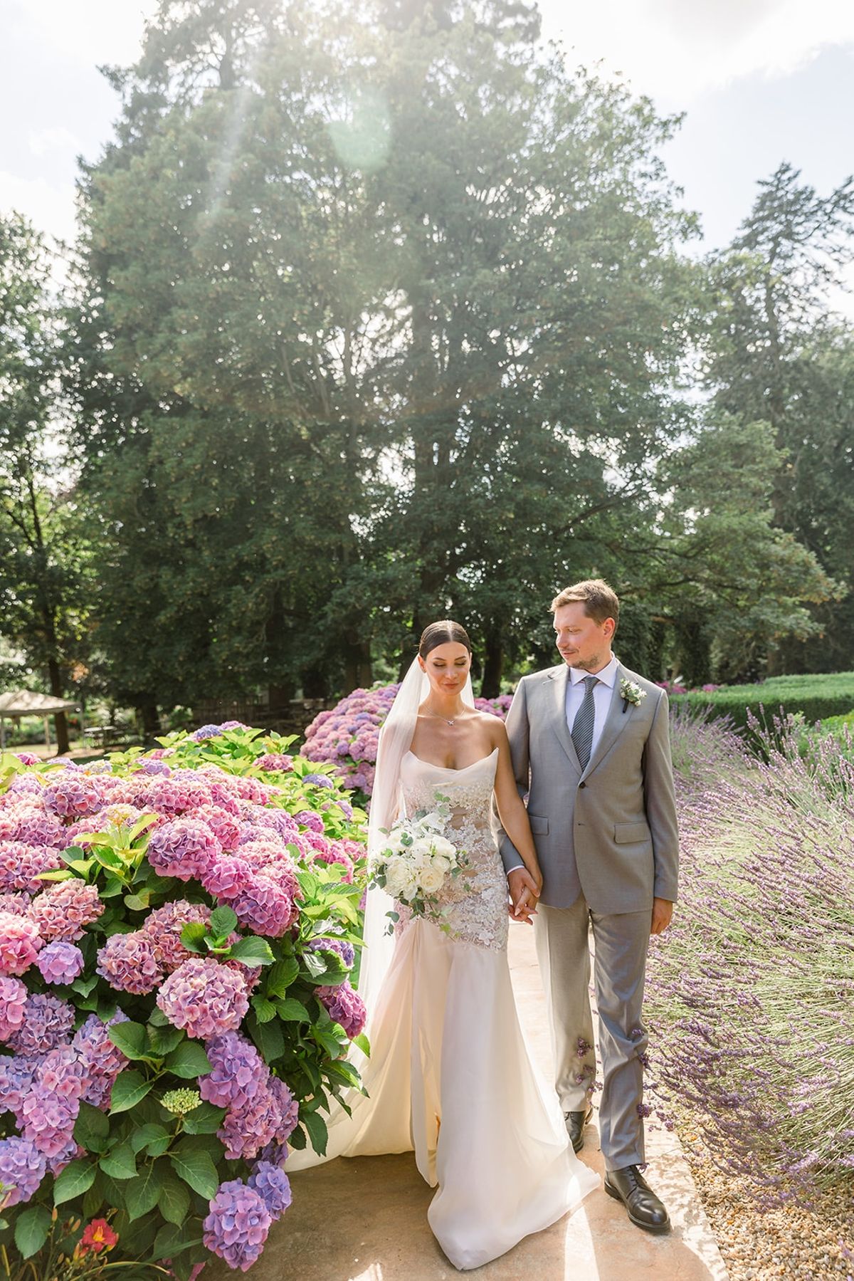 Wisteria and a Two-Guest Intimate Chateau Elopement in Loire Valley: Chateau Challain