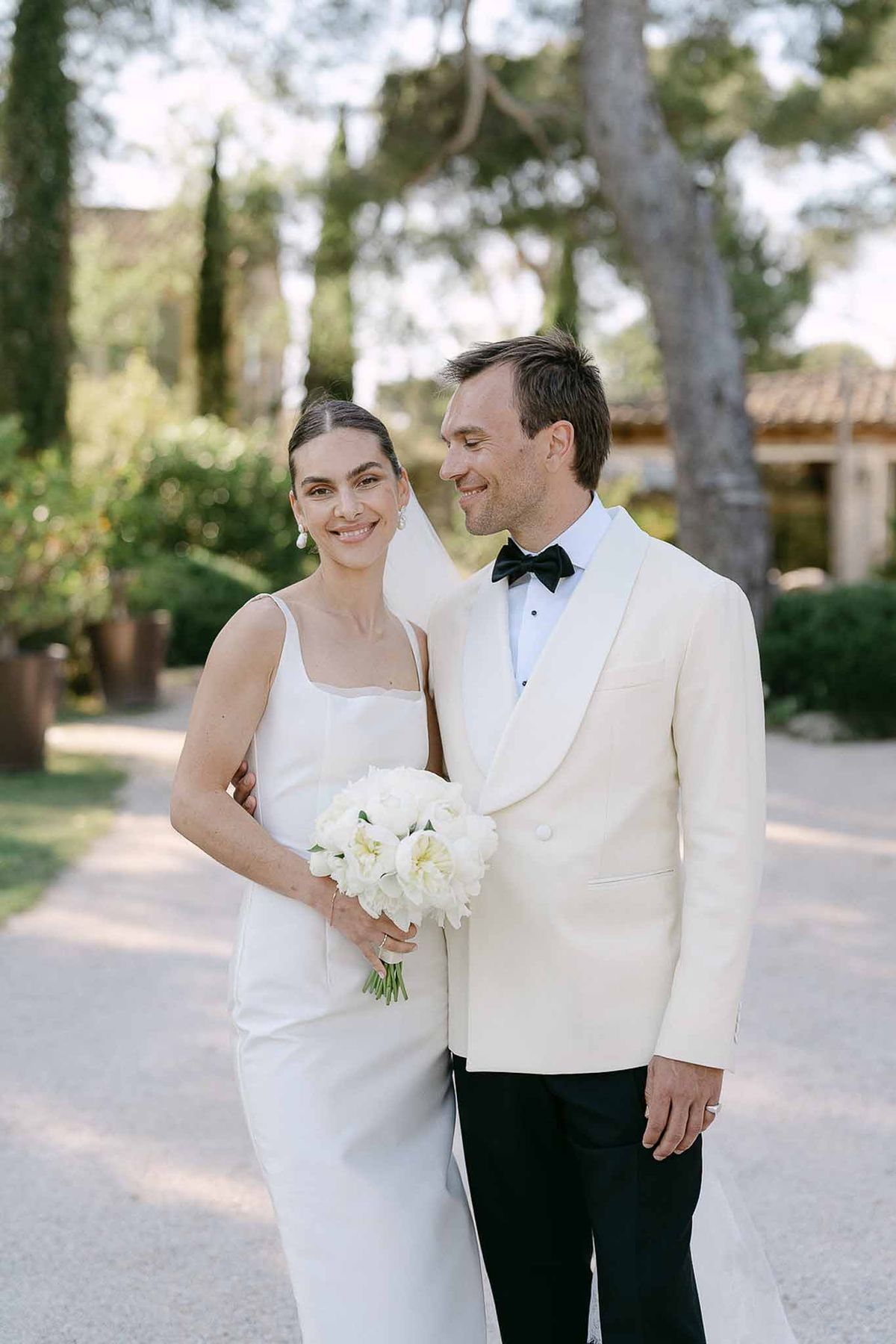 Bride and groom portrait