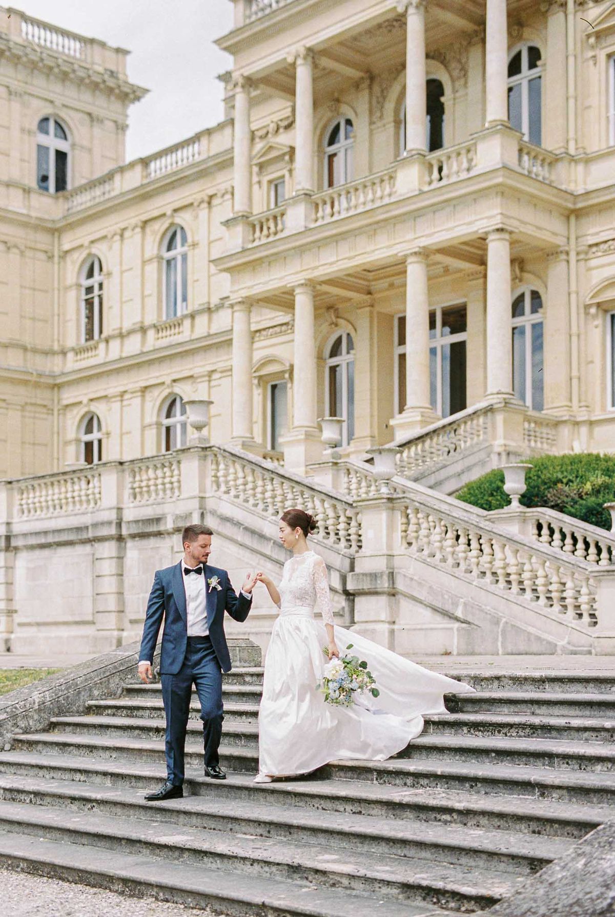 Bride and groom portrait