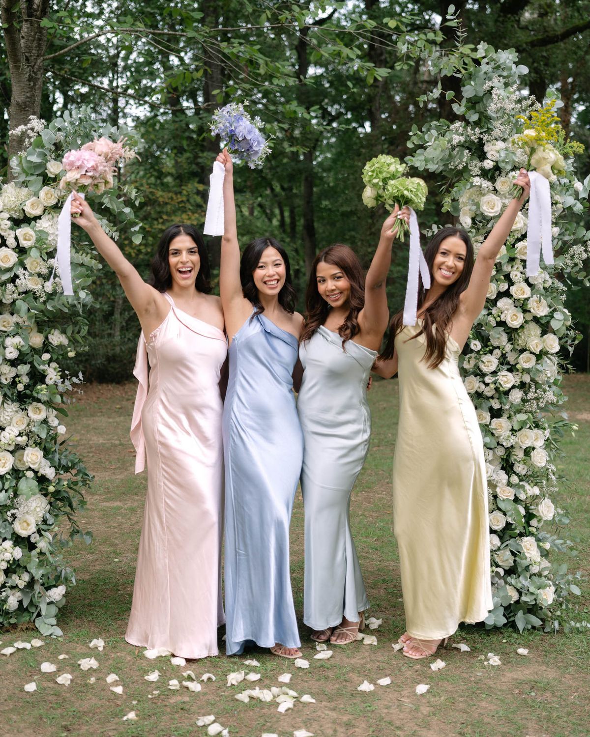 Bridal Party at Domaine le Castelet — Lisa and David
