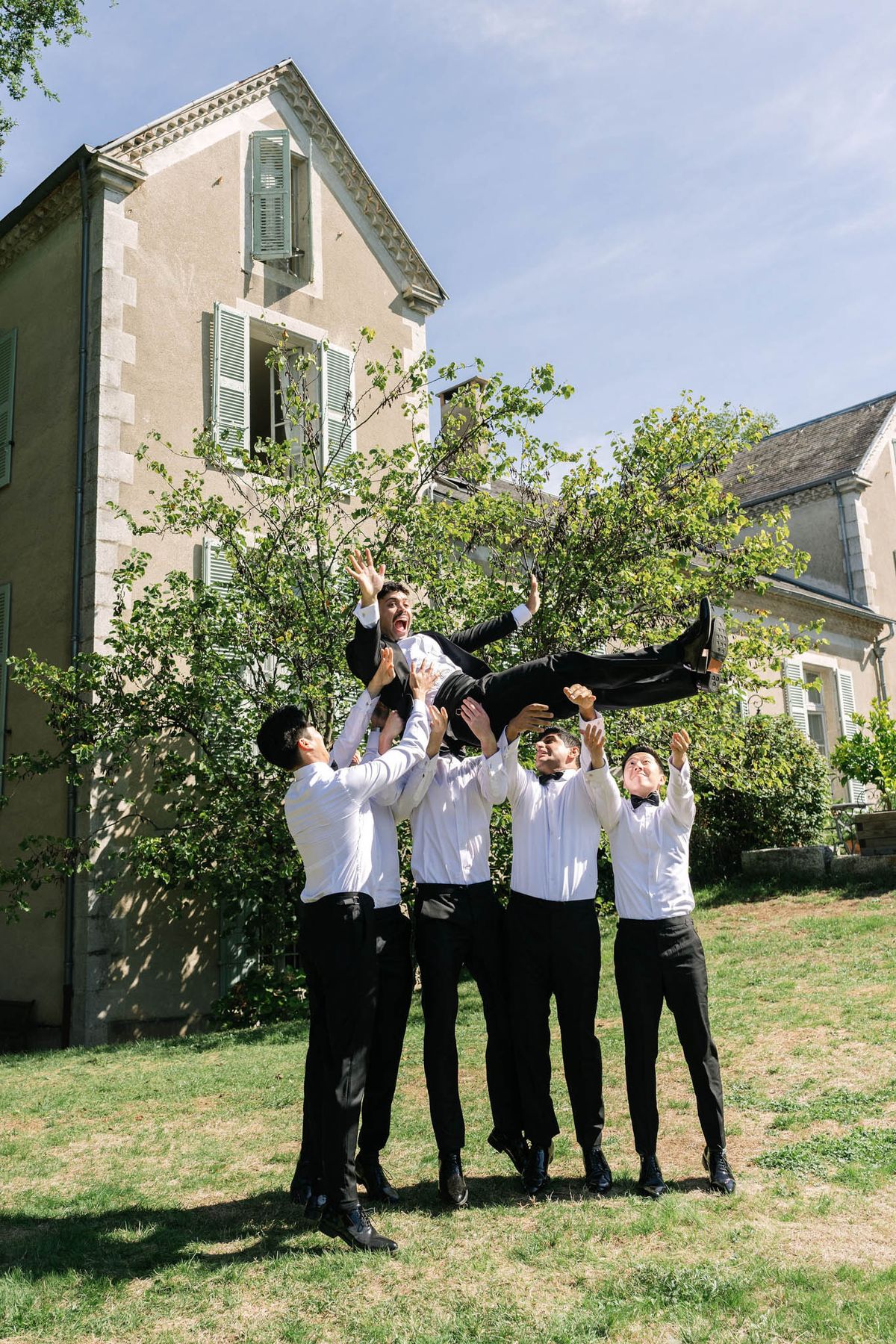 Bridal Party at Domaine le Castelet — Lisa and David