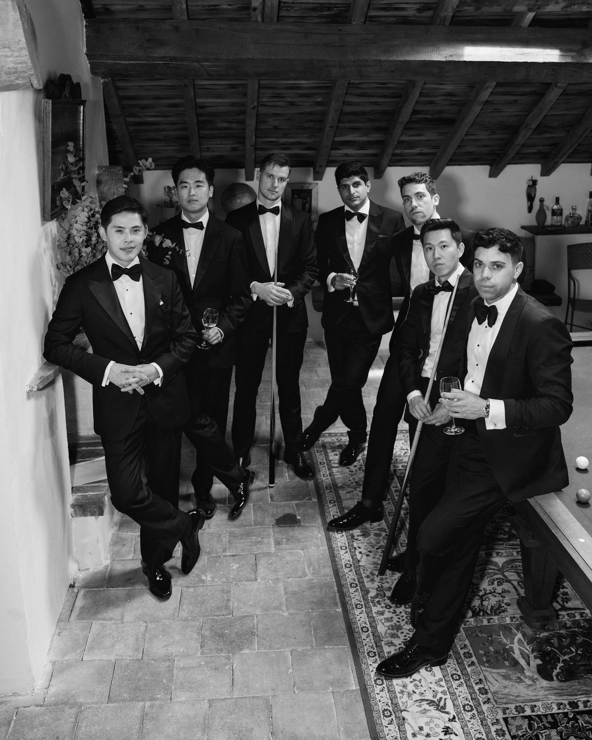 Bridal Party at Domaine le Castelet — Lisa and David