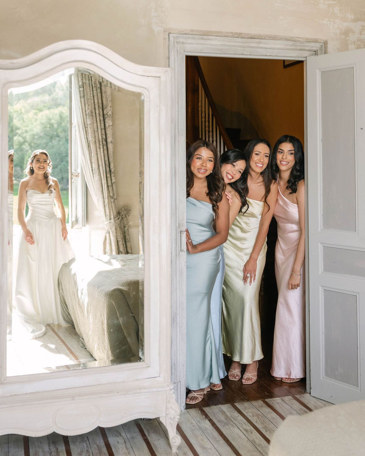 Bridal Party at Domaine le Castelet — Lisa and David