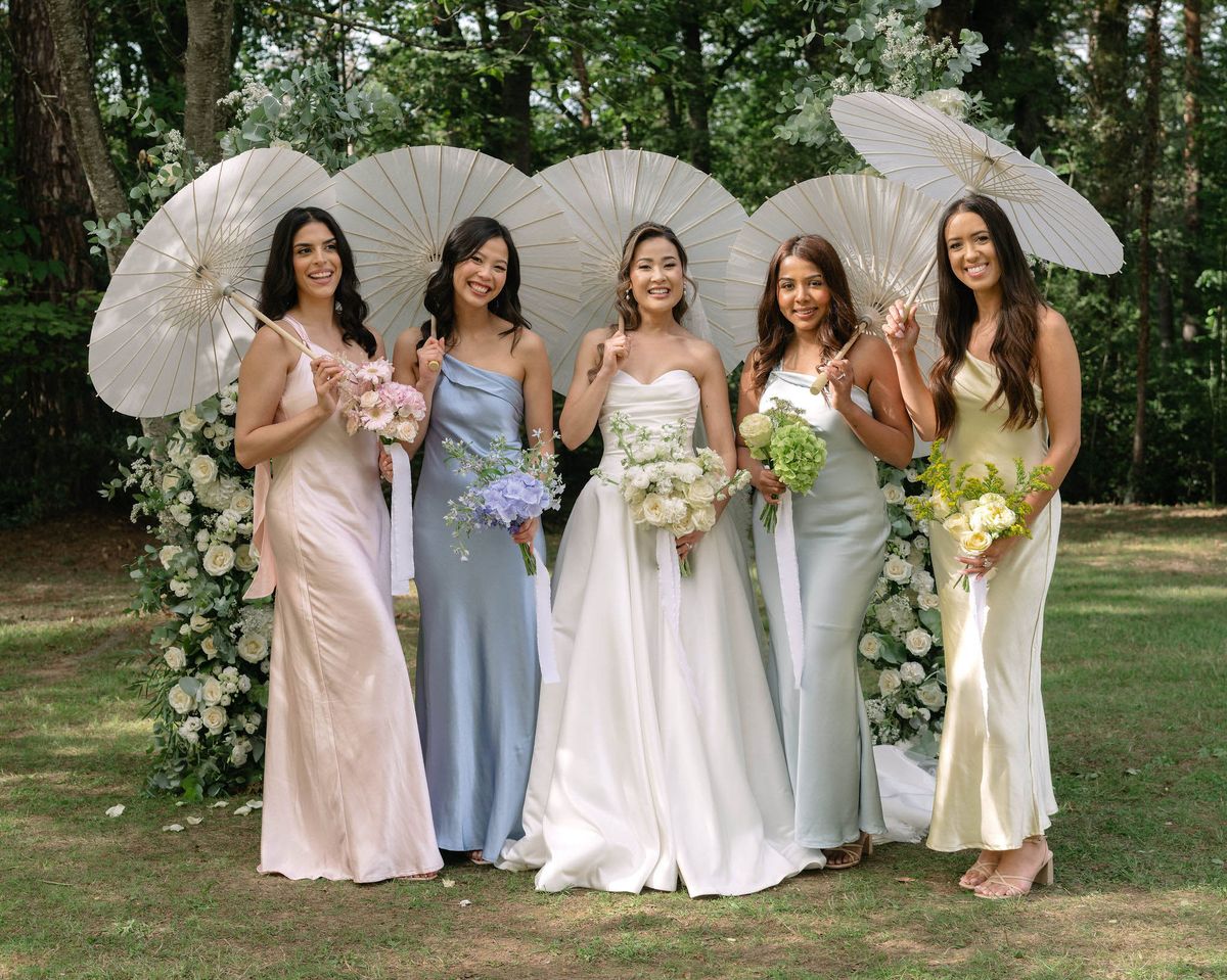 Bridal Party at Domaine le Castelet — Lisa and David