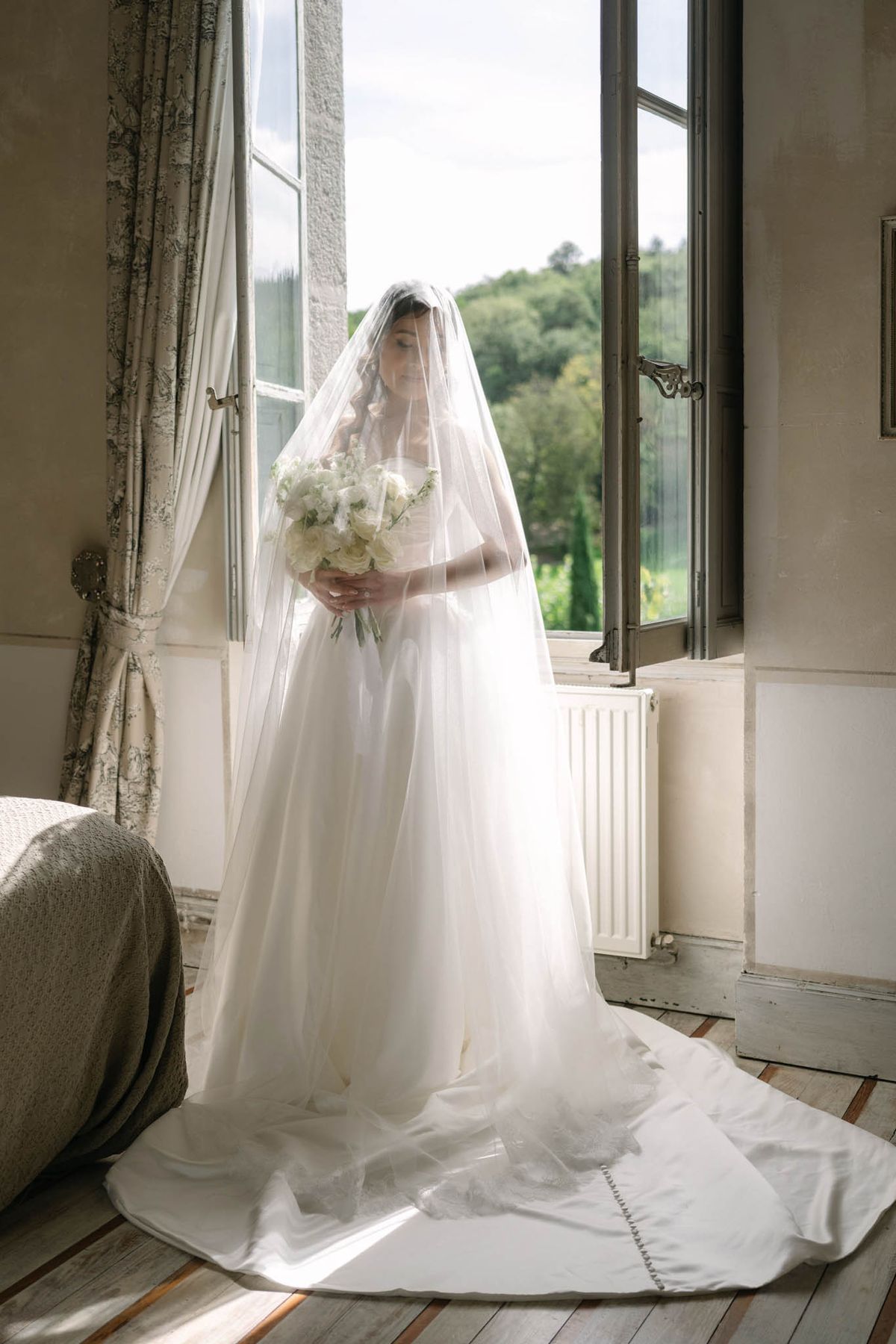 Bridal Portraits at Domaine le Castelet — Lisa and David