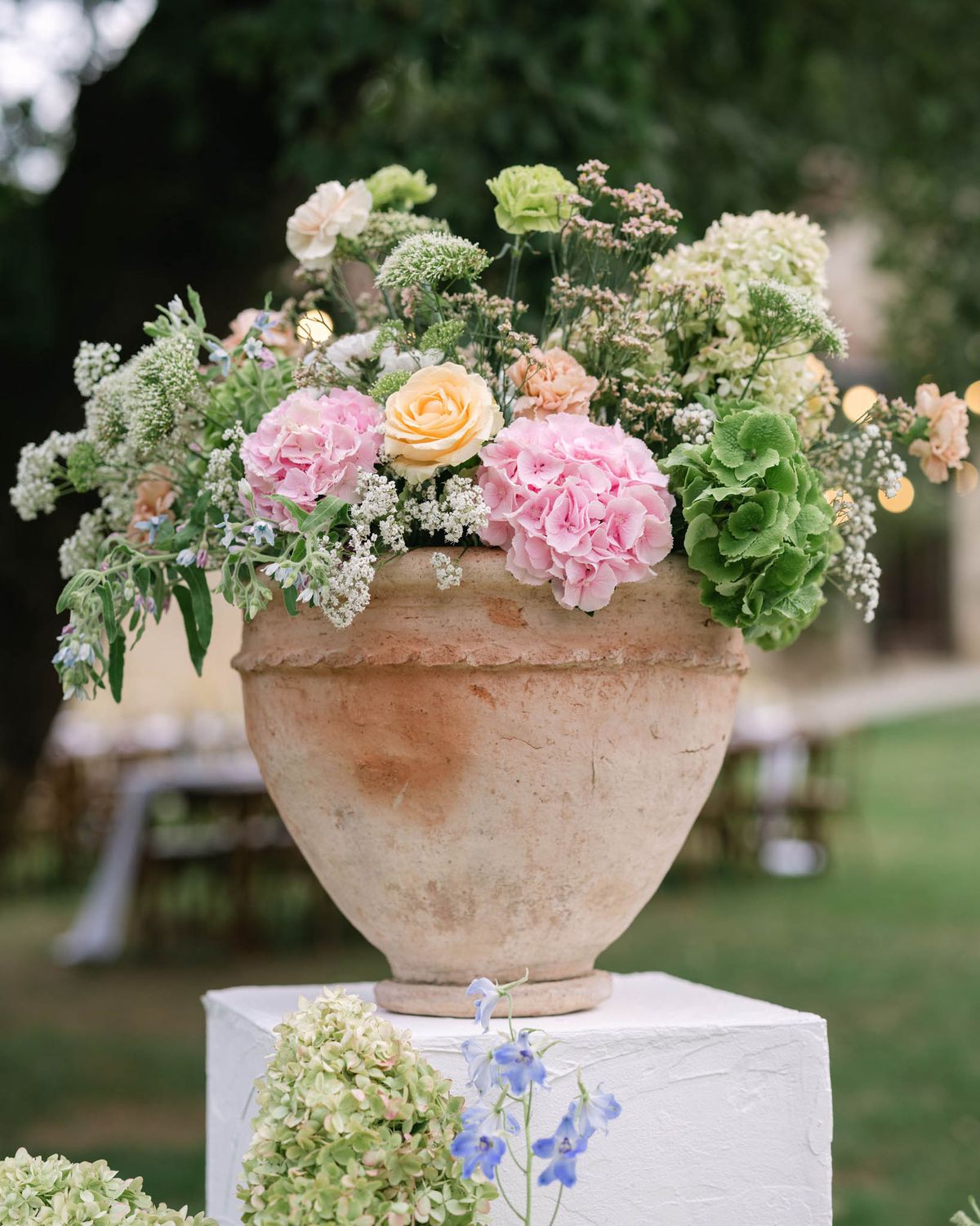 Design and Details at Domaine le Castelet welcome dinner — Lisa and David