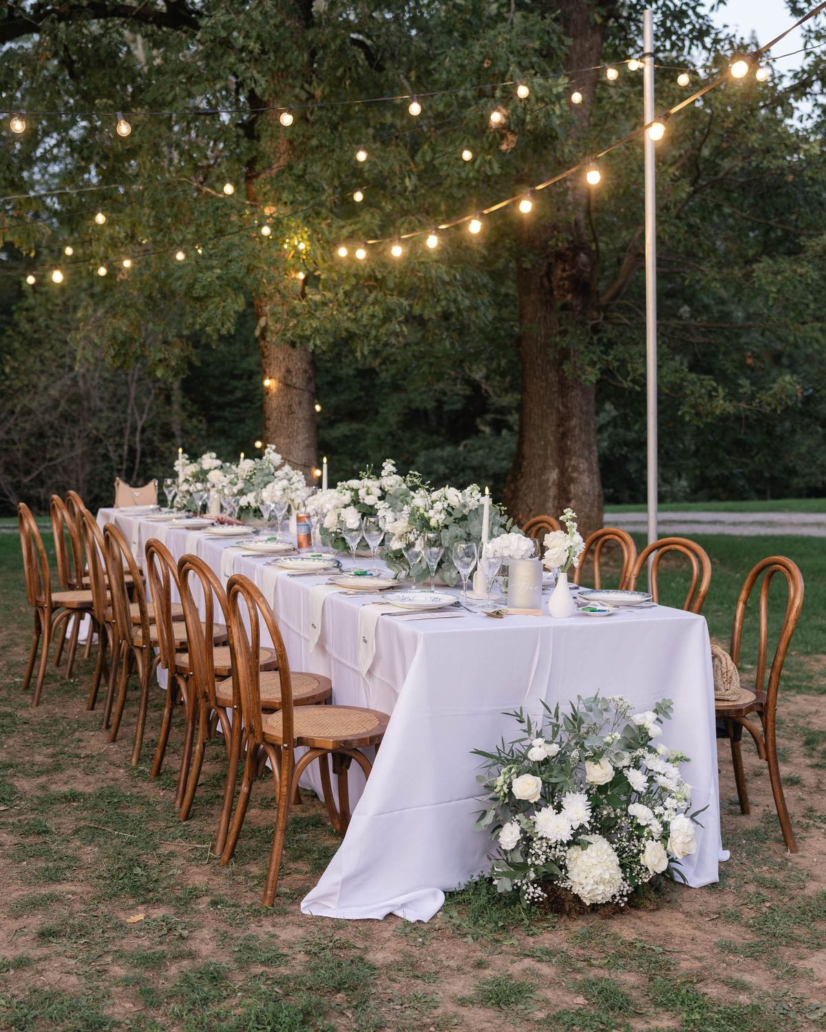 Reception at Domaine le Castelet — Lisa and David