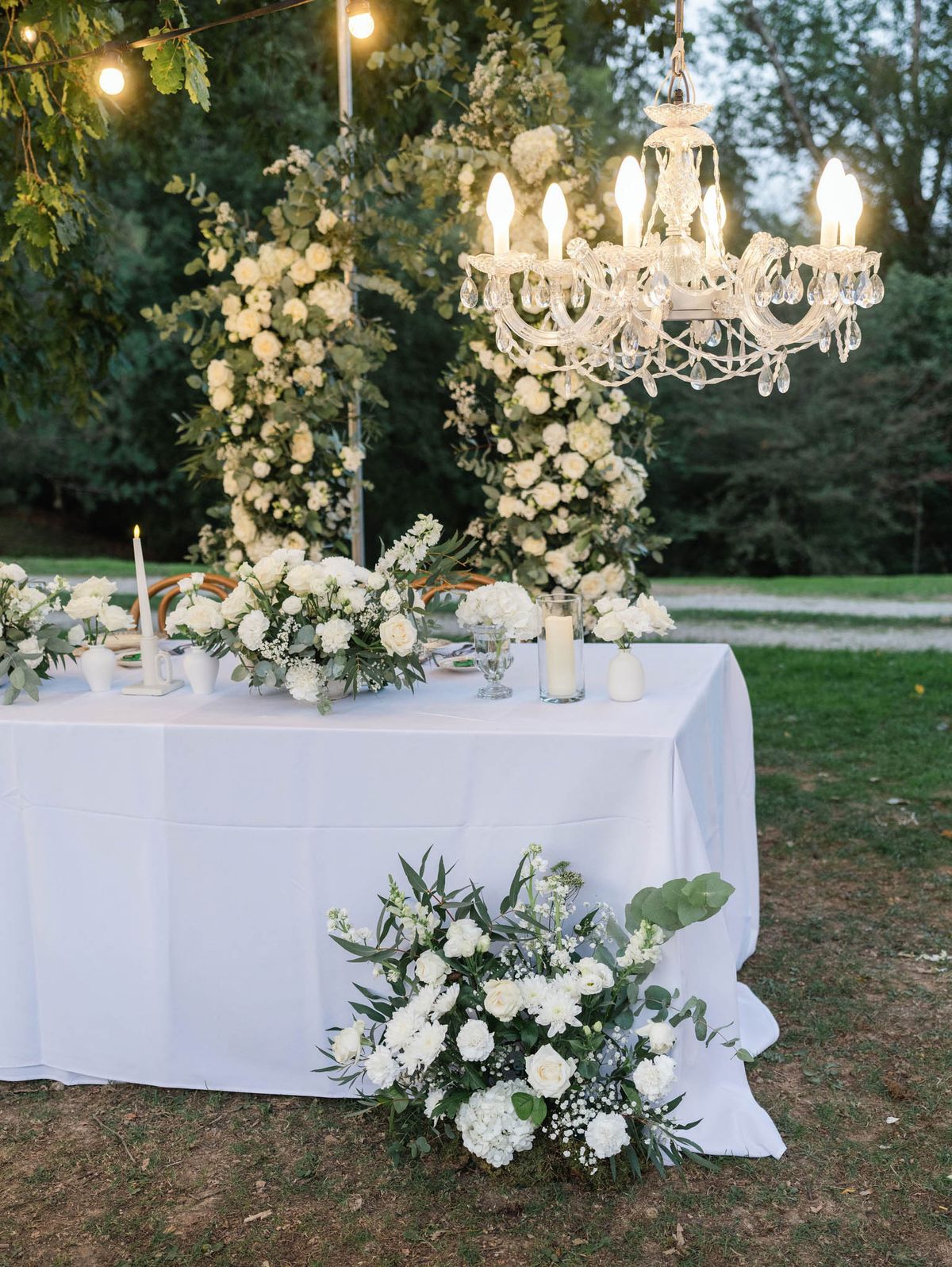 Reception at Domaine le Castelet — Lisa and David