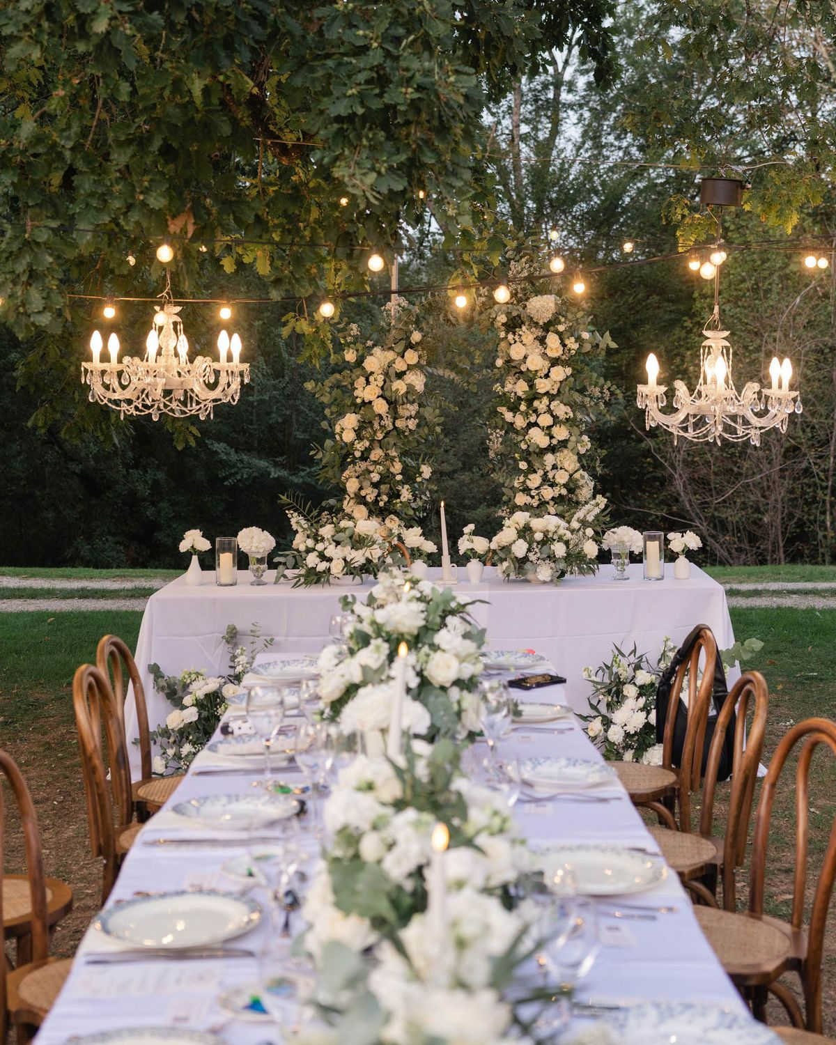 Reception at Domaine le Castelet — Lisa and David