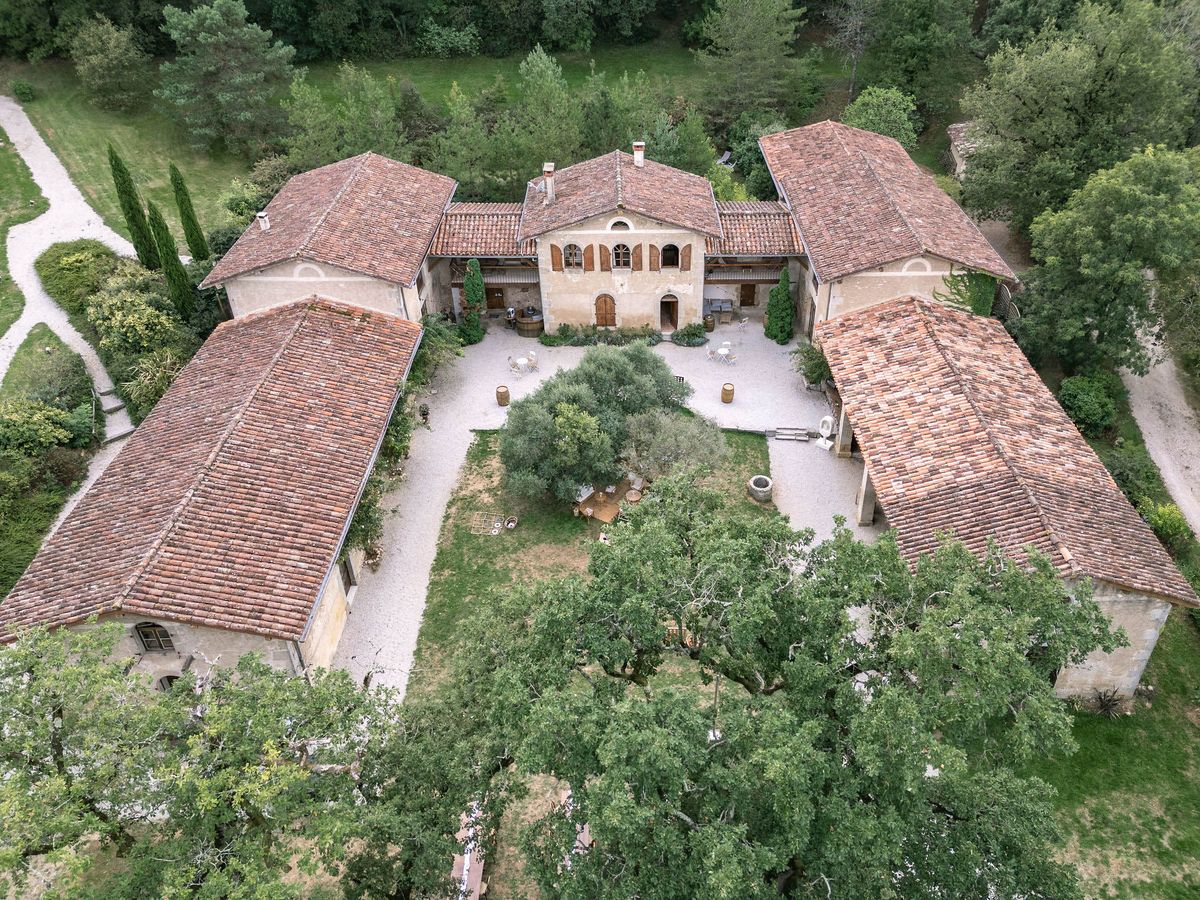 Venue at Domaine le Castelet — Lisa and David