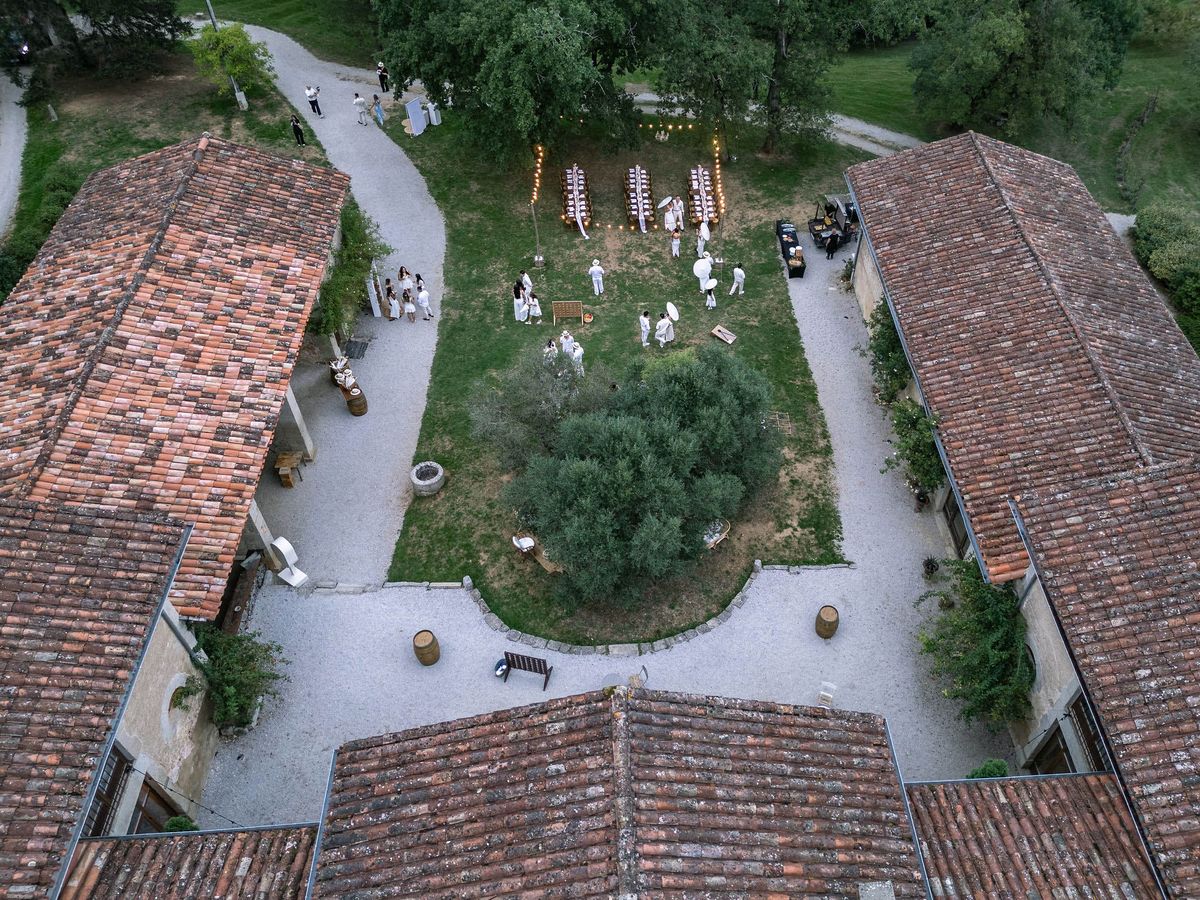 Venue at Domaine le Castelet — Lisa and David