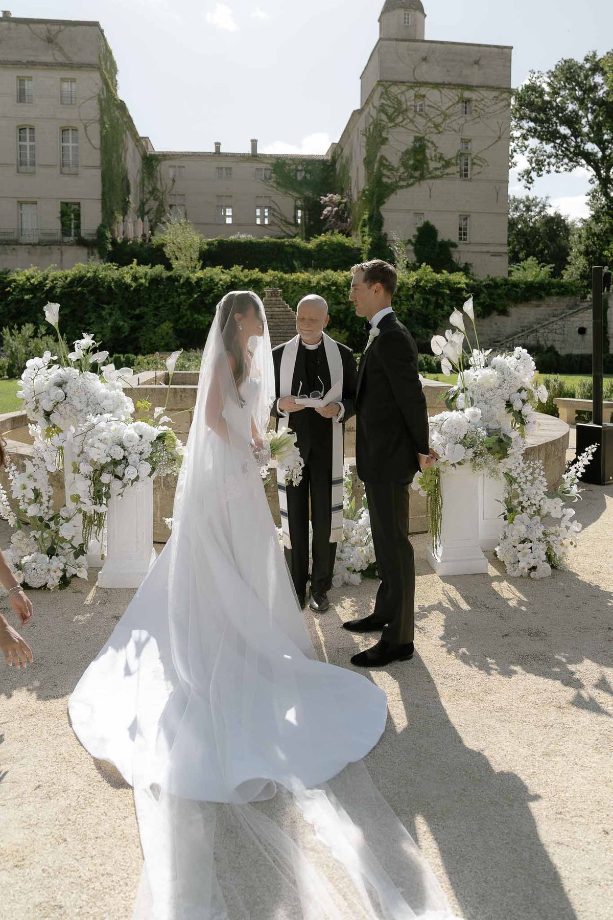 White Florals and Golden Light at Chateau de Pondres, Occitanie