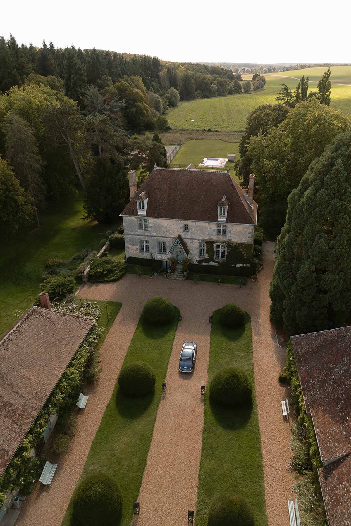 Aerial view of