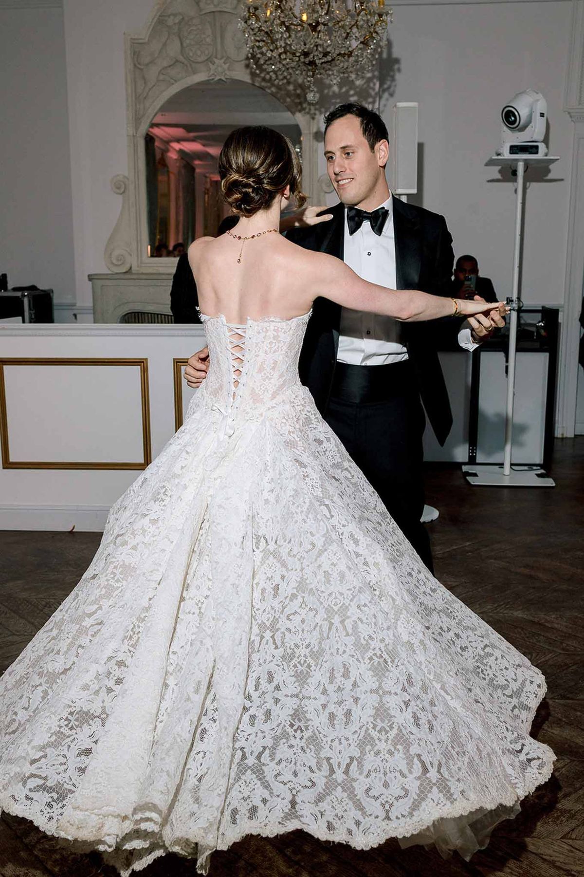Couple's first dance
