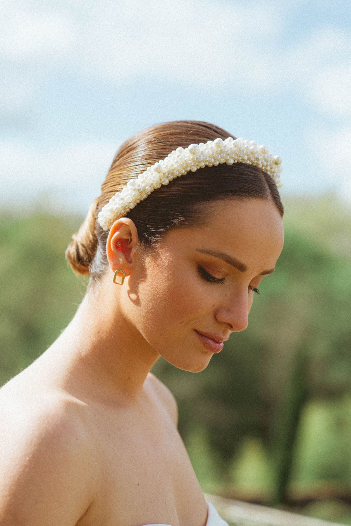 Bridal getting-ready detail at Chateau de Campet