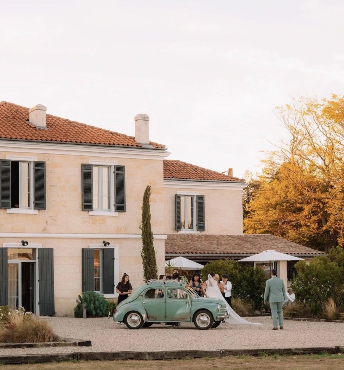 Domaine de la Rose Blanche panoramic terrace with countryside views