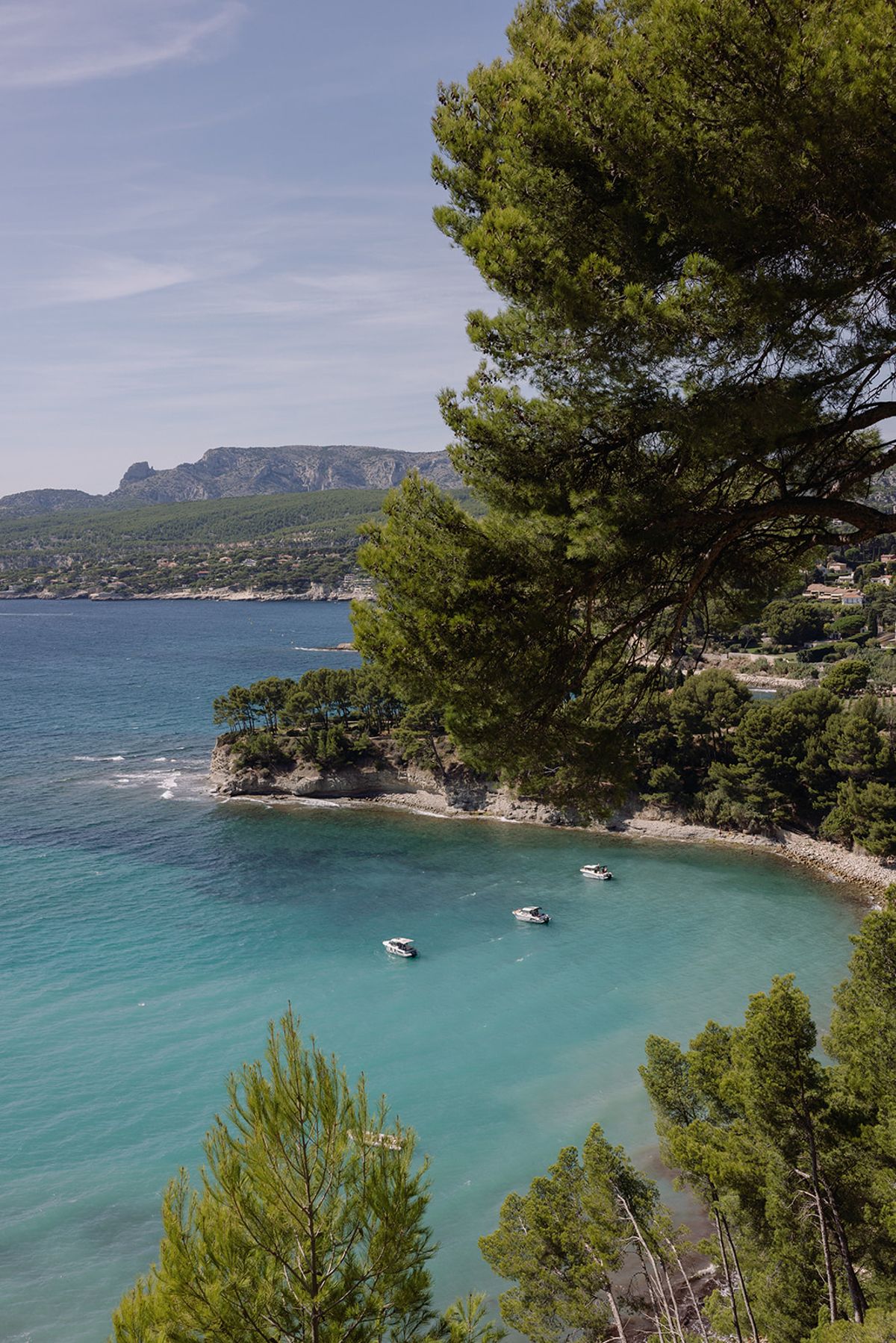 Domaine de Canaille overlooking the Mediterranean at Cassis